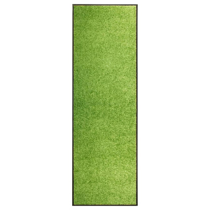 vidaXL Doormat Washable Green 60x180 cm