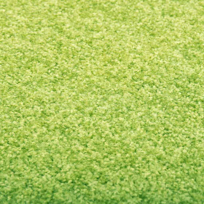 323430 vidaXL Doormat Washable Green 90x120 cm
