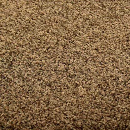 323437 vidaXL Doormat Washable Brown 90x150 cm
