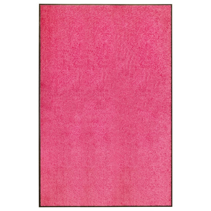 vidaXL Doormat Washable Pink 120x180 cm