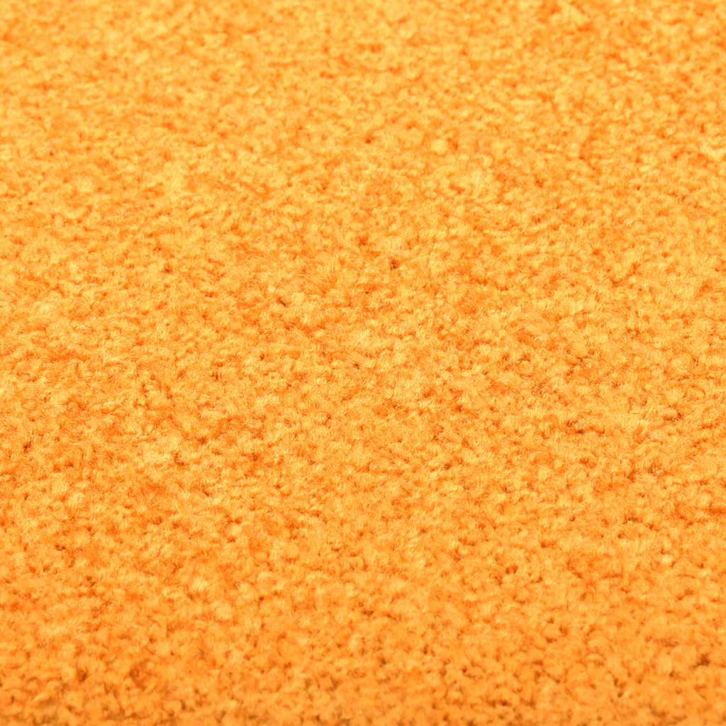 323452 vidaXL Doormat Washable Orange 60x90 cm