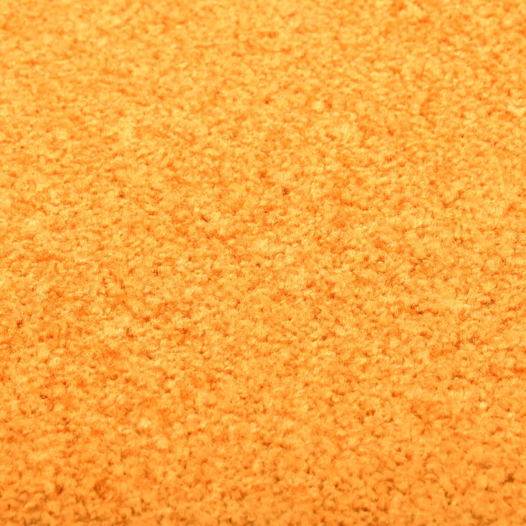 vidaXL Doormat Washable Orange 60x180 cm