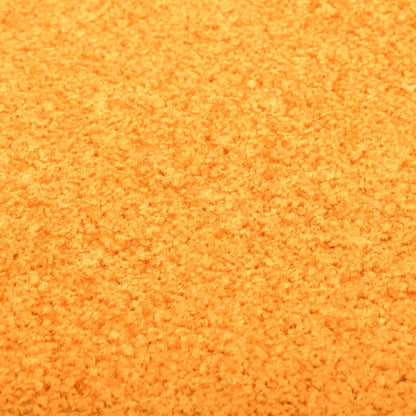 vidaXL Doormat Washable Orange 60x180 cm