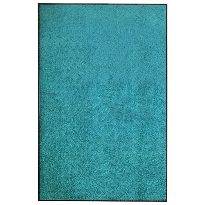 vidaXL Doormat Washable Cyan 120x180 cm