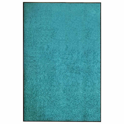 323462 vidaXL Doormat Washable Cyan 120x180 cm