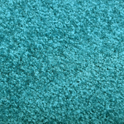 vidaXL Doormat Washable Cyan 120x180 cm