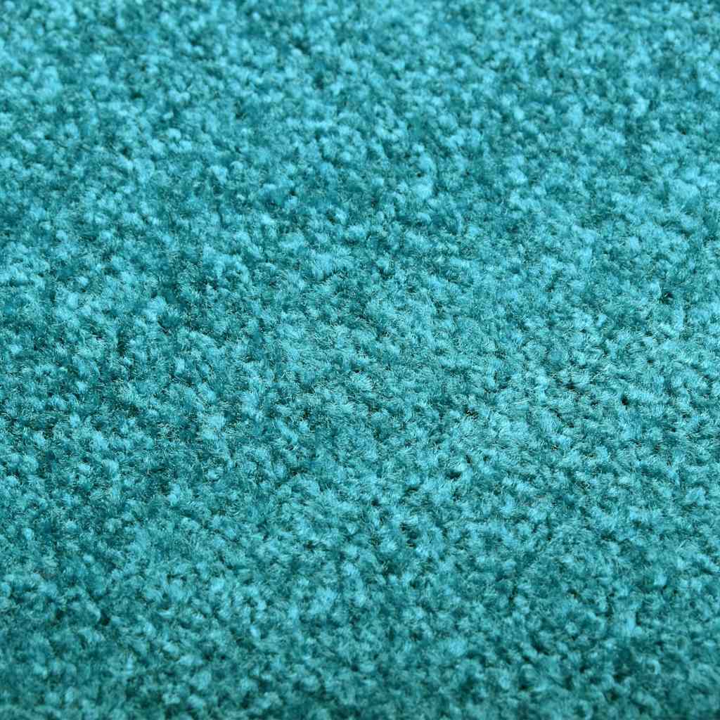 323462 vidaXL Doormat Washable Cyan 120x180 cm