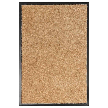 323463 vidaXL Doormat Washable Cream 40x60 cm