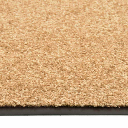 323463 vidaXL Doormat Washable Cream 40x60 cm