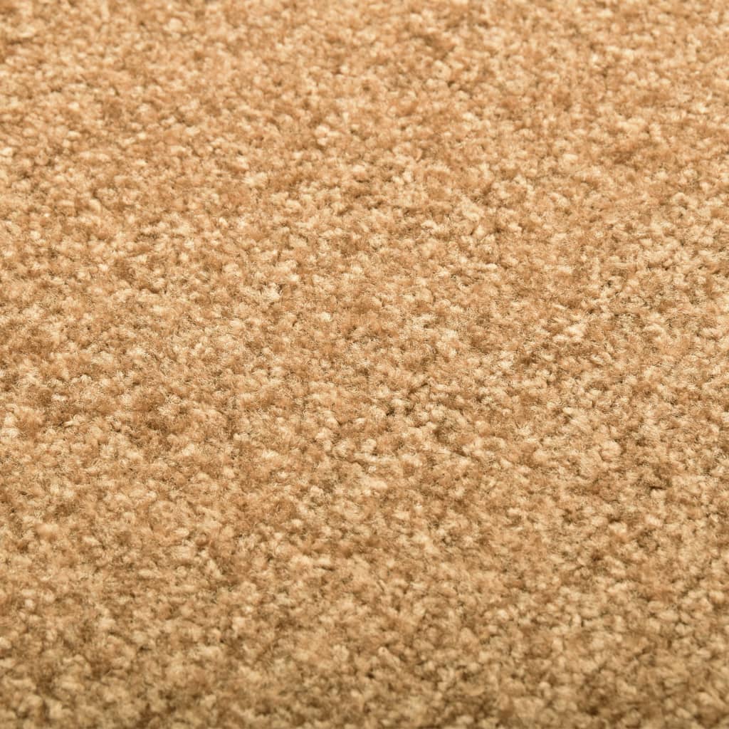 vidaXL Doormat Washable Cream 60x180 cm