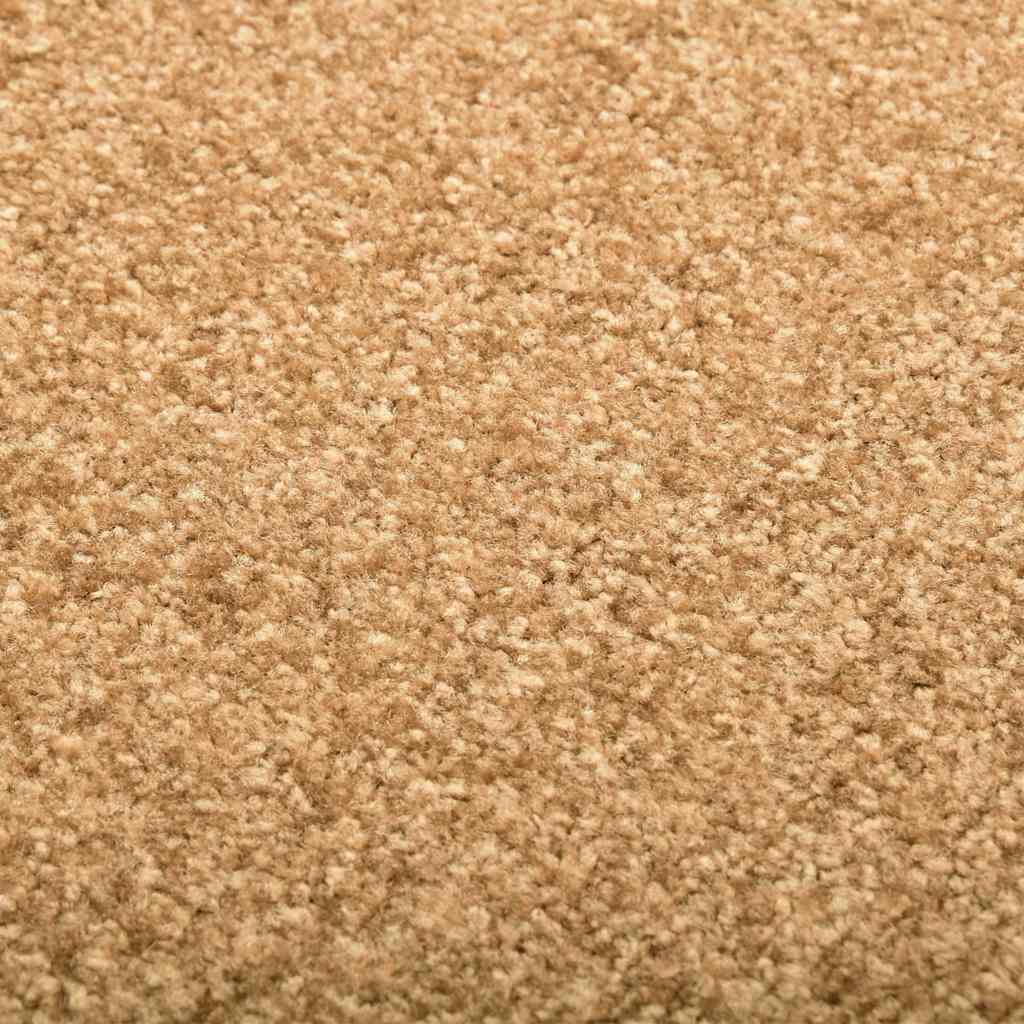 323466 vidaXL Doormat Washable Cream 90x120 cm