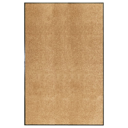 323468 vidaXL Doormat Washable Cream 120x180 cm