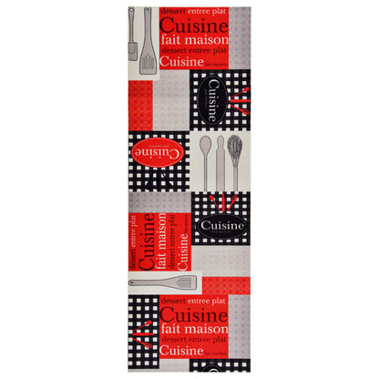 323473 vidaXL Kitchen Floor Mat Washable Cuisine 45x150 cm