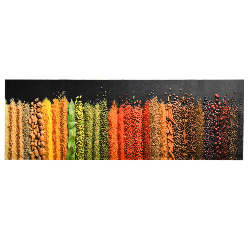 vidaXL Kitchen Floor Mat Washable Spice 60x180 cm
