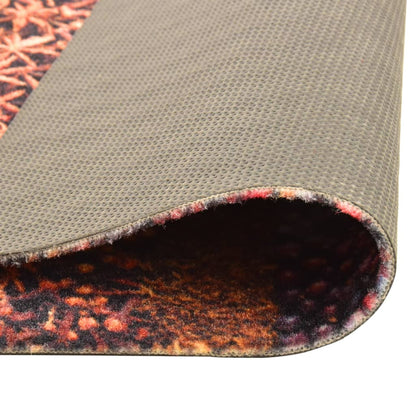 vidaXL Kitchen Floor Mat Washable Spice 60x180 cm