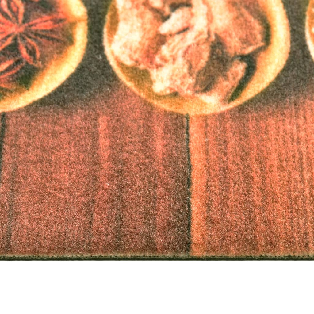 vidaXL Kitchen Floor Mat Washable Spoon 45x150 cm