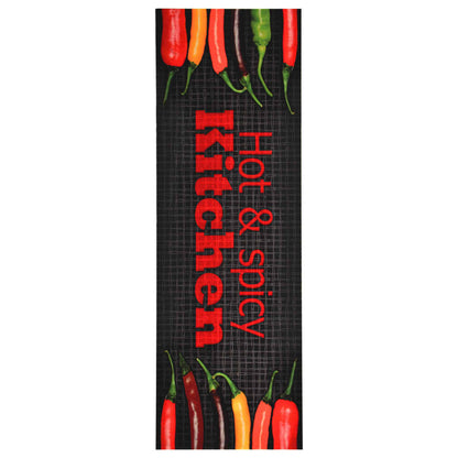 vidaXL Kitchen Floor Mat Washable Hot&Spicy 45x150 cm
