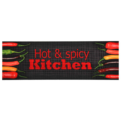 vidaXL Kitchen Floor Mat Washable Hot&Spicy 45x150 cm