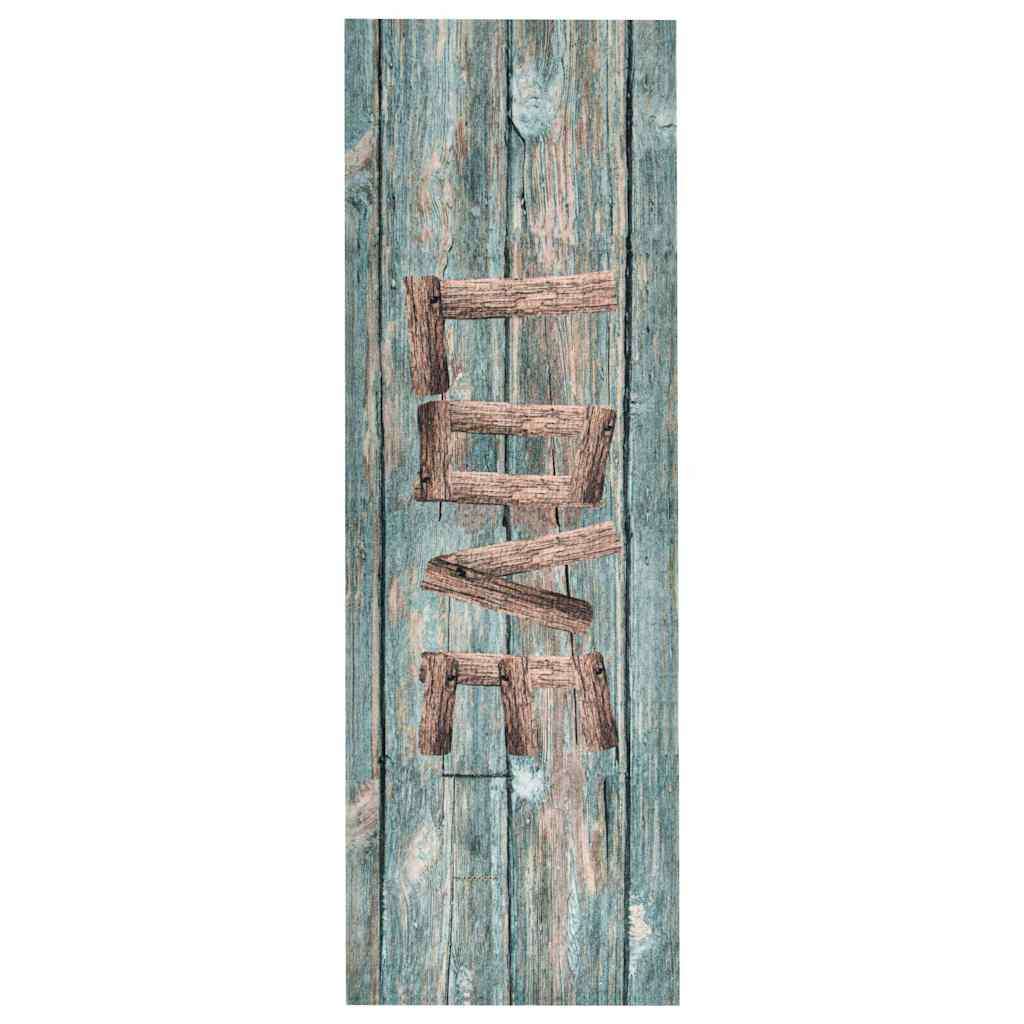 323481 vidaXL Kitchen Floor Mat Washable Love 45x150 cm