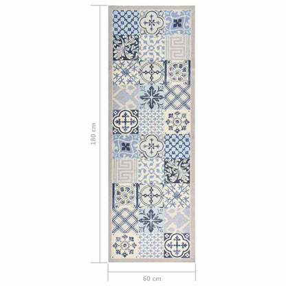 323484 vidaXL Kitchen Floor Mat Washable Mosaic 60x180 cm