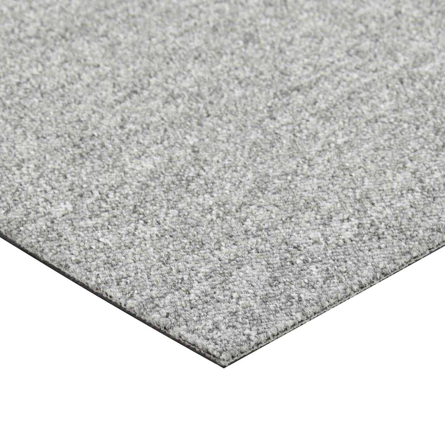 vidaXL Carpet 20 pcs Light Grey 50 x 50 cm 100% Polypropylene