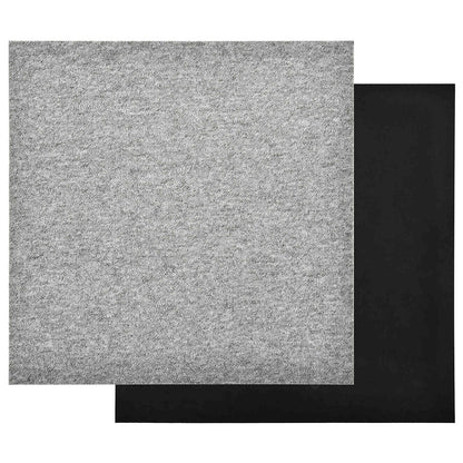 vidaXL Carpet 20 pcs Light Grey 50 x 50 cm 100% Polypropylene