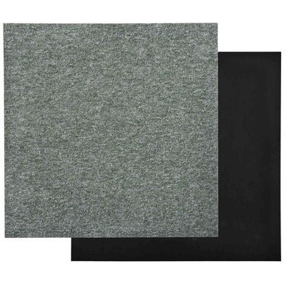 vidaXL Carpet 20 pcs Green 50 x 50 cm 100% Polypropylene