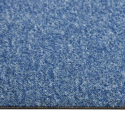 vidaXL Carpet 20 pcs Blue 50 x 50 cm 100% Polypropylene