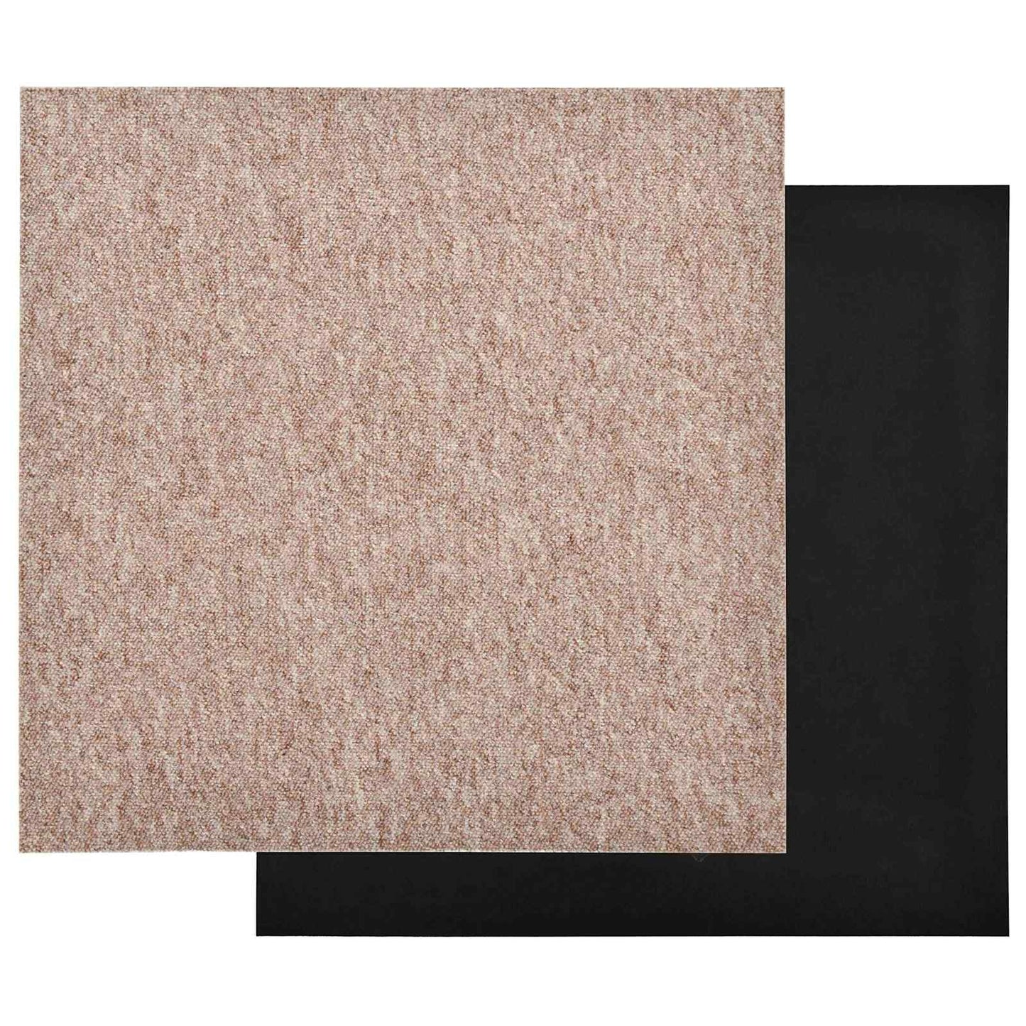 vidaXL Carpet 20 pcs Beige 50 x 50 cm 100% Polypropylene