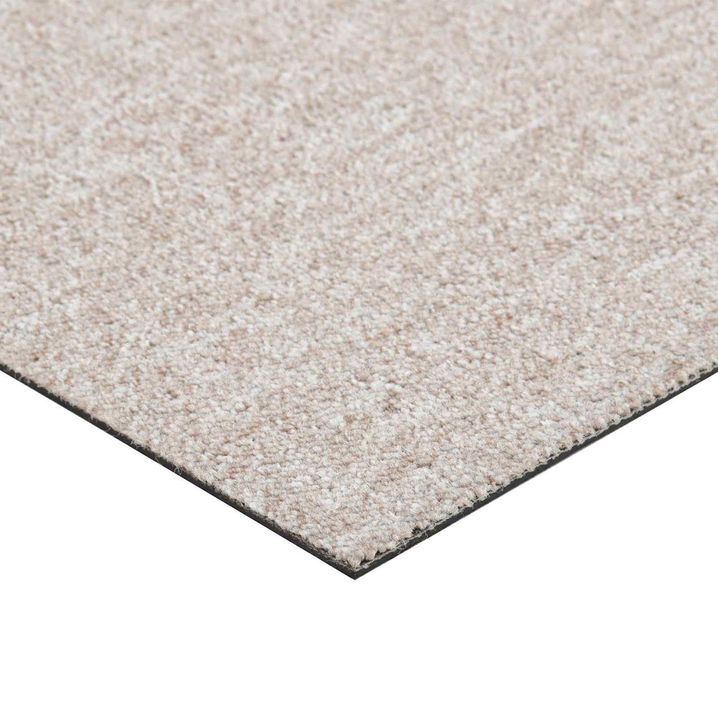 vidaXL Carpet 20 pcs Light Beige 50 x 50 cm 100% Polypropylene