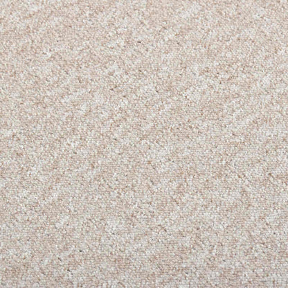 vidaXL Carpet 20 pcs Light Beige 50 x 50 cm 100% Polypropylene