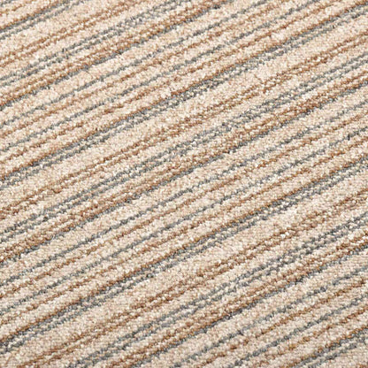 vidaXL Carpet 20 pcs Striped Beige 50 x 50 cm 100% Polypropylene