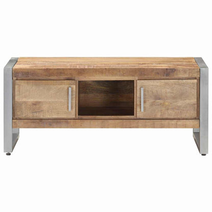 323489 vidaXL Coffee Table 95x50x40 cm Rough Mango Wood