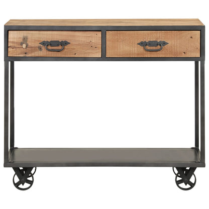 vidaXL Console Table 90x35x74 cm Solid Reclaimed Wood