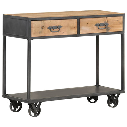 323516 vidaXL Console Table 90x35x74 cm Solid Reclaimed Wood
