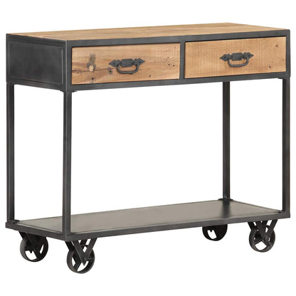 323516 vidaXL Console Table 90x35x74 cm Solid Reclaimed Wood