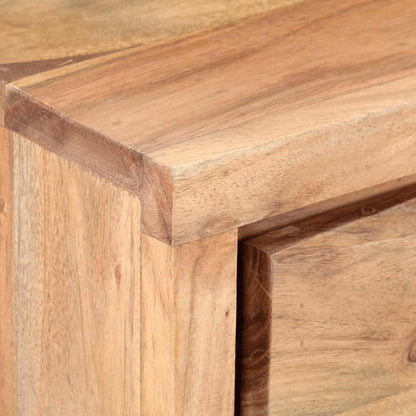 323522 vidaXL Console Table 100x35x76 cm Solid Acacia Wood with Live Edges