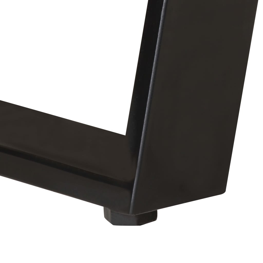 vidaXL Desk 107x45x79 cm Solid Acacia Wood with Live Edges