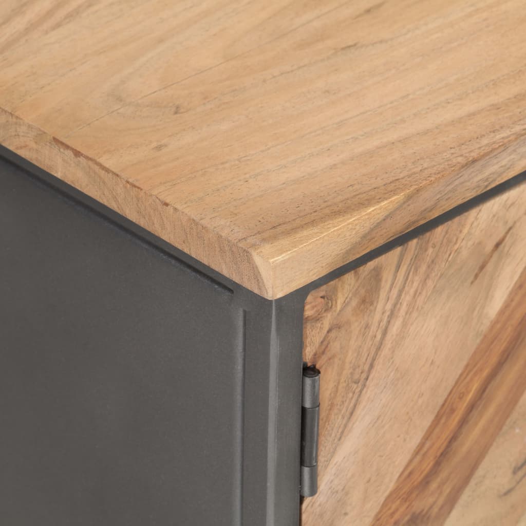 vidaXL TV Cabinet 120x30x40 cm Solid Acacia Wood