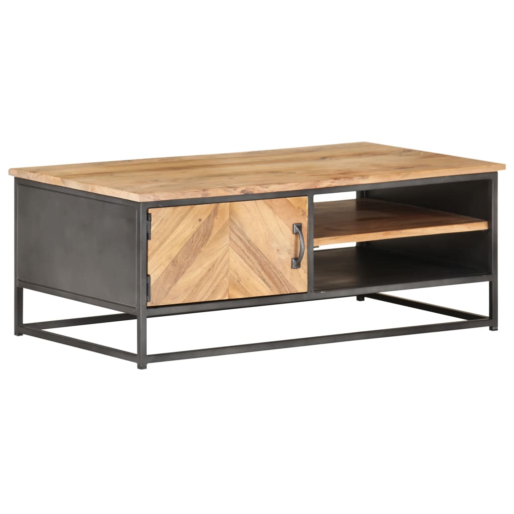 vidaXL Coffee Table 90x50x35 cm Solid Acacia Wood