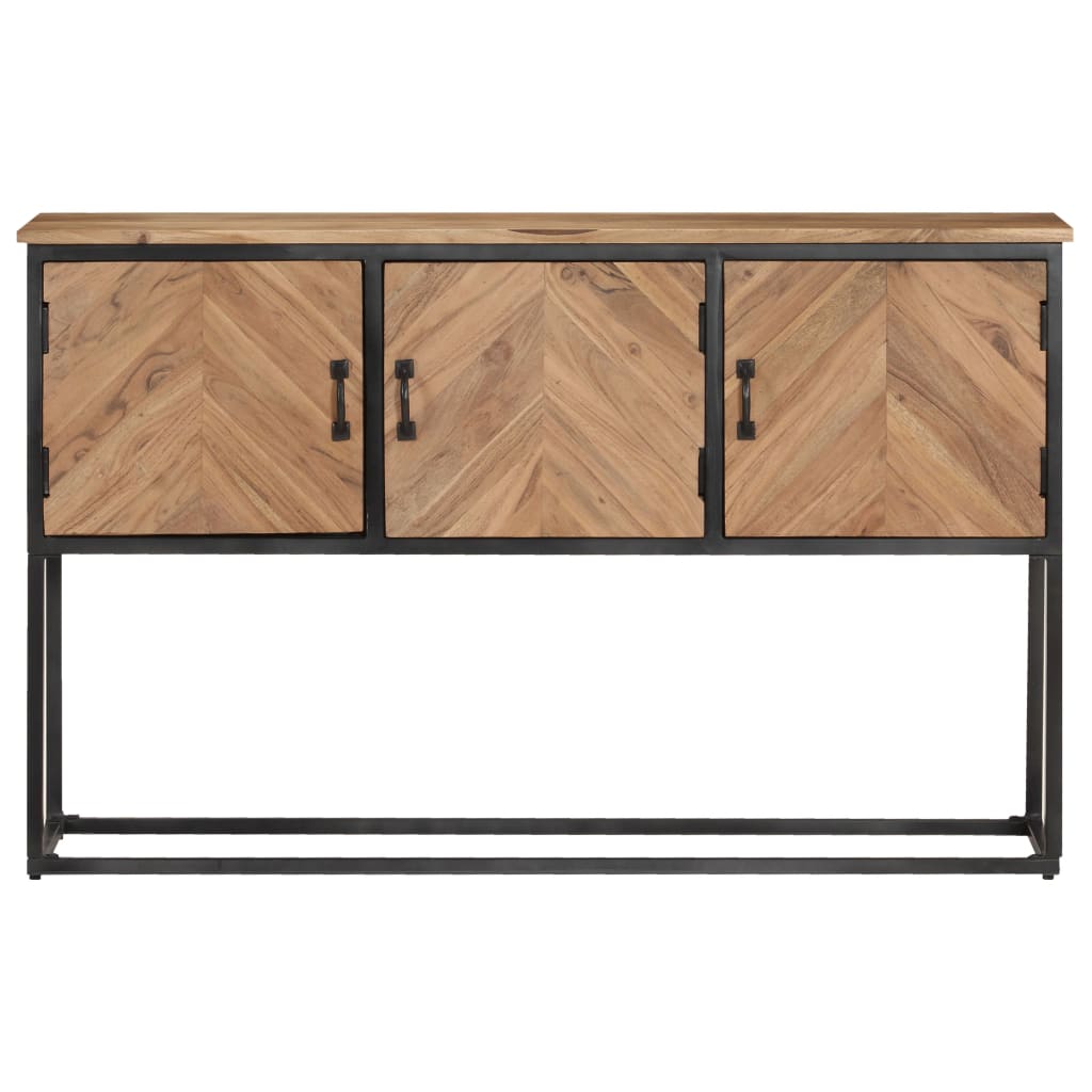vidaXL Sideboard 120x30x75 cm Solid Acacia Wood