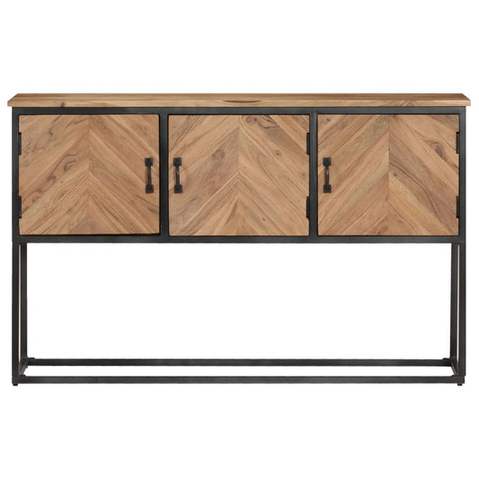 vidaXL Sideboard 120x30x75 cm Solid Acacia Wood
