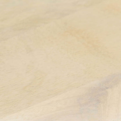 vidaXL Coffee Table White 68x68x30 cm Solid Mango Wood
