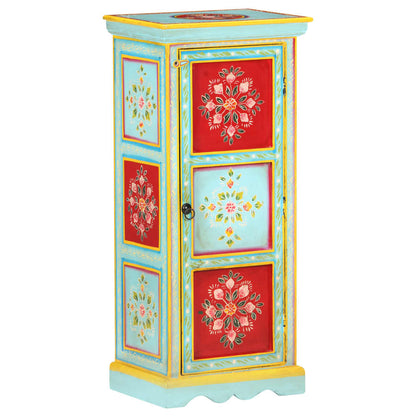 vidaXL Hand Painted Highboard 40x30x90 cm Solid Mango Wood