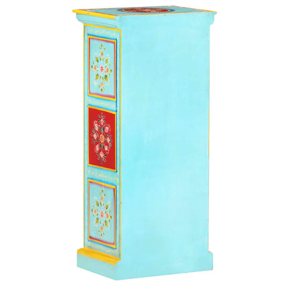 vidaXL Hand Painted Highboard 40x30x90 cm Solid Mango Wood