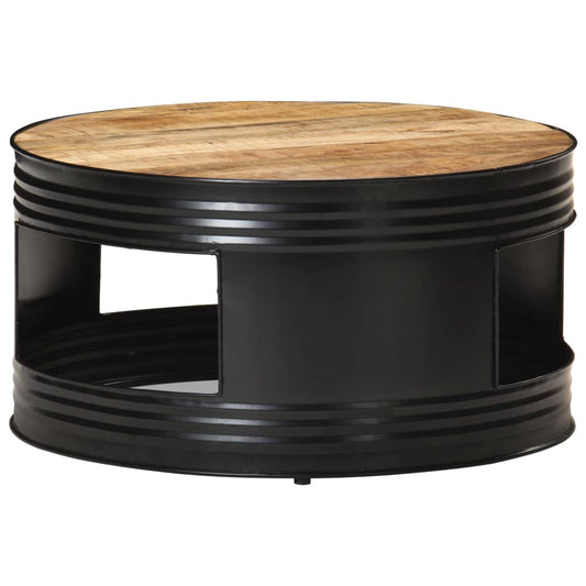 vidaXL Coffee Table | Black and Natural Wood