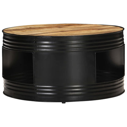 vidaXL Coffee Table | Black and Natural Wood