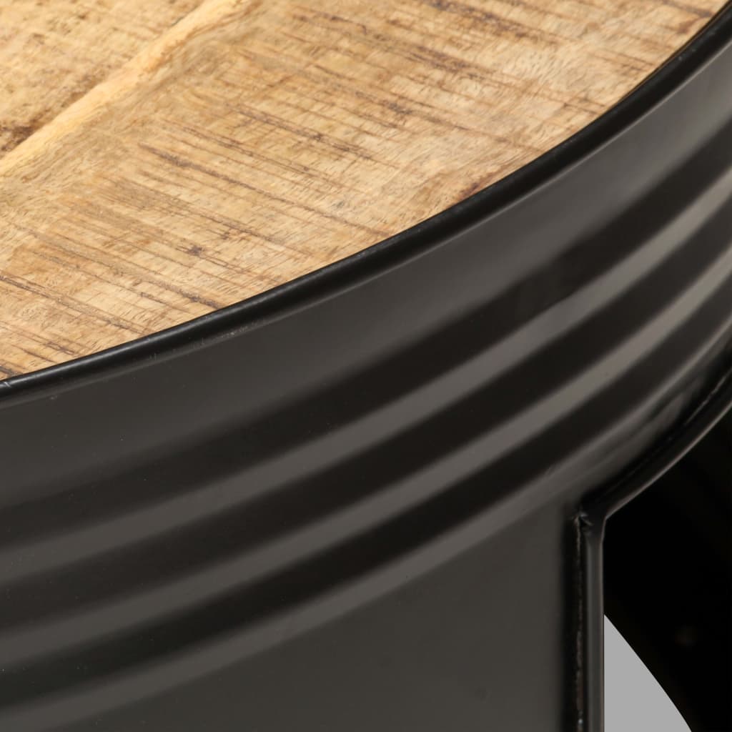 vidaXL Coffee Table | Black and Natural Wood
