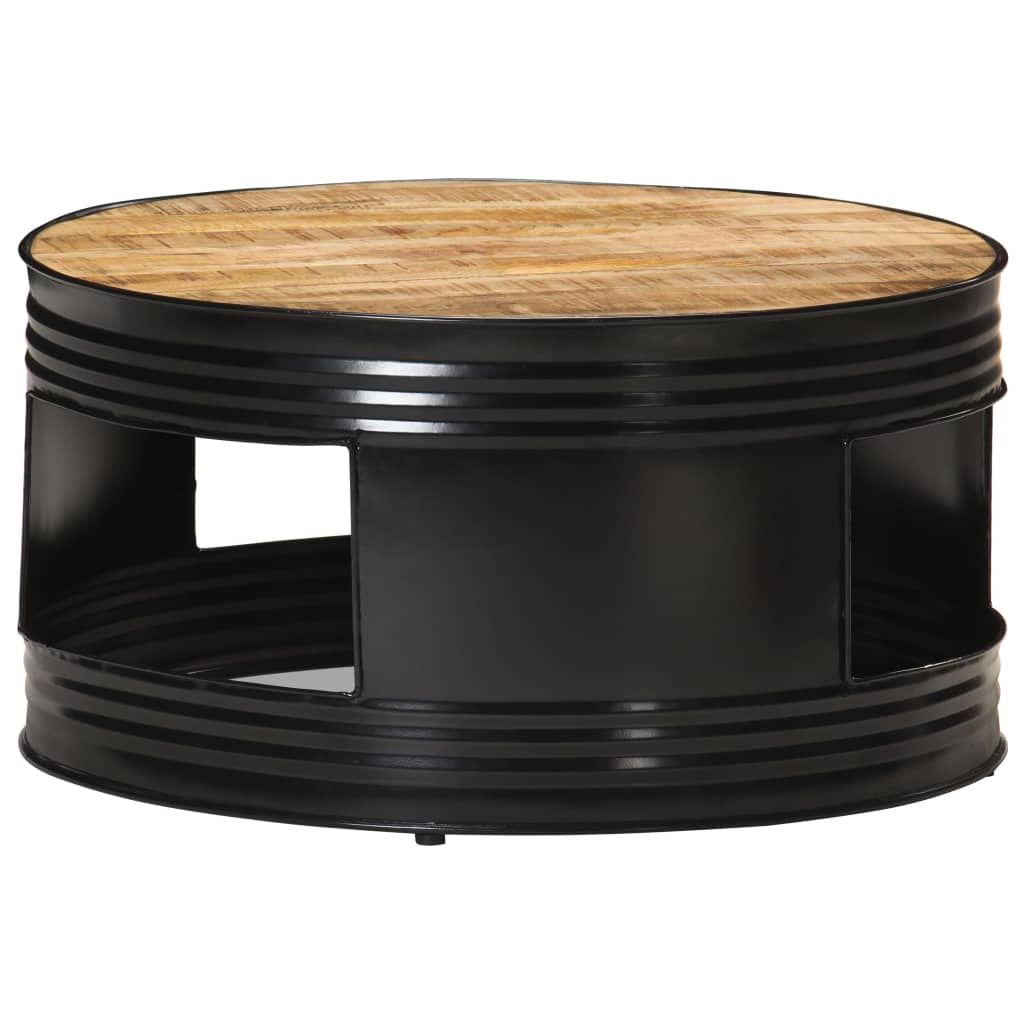 vidaXL Coffee Table | Black and Natural Wood
