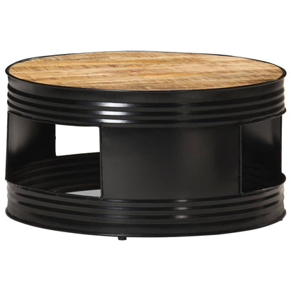 vidaXL Coffee Table | Black and Natural Wood